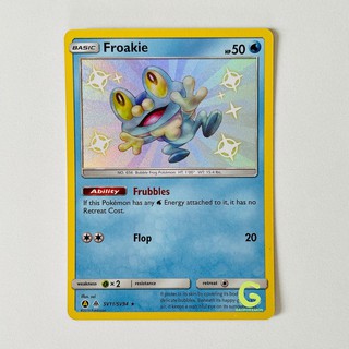 Thẻ bài Pokemon TCG: Froakie Shiny Rare chính hãng
