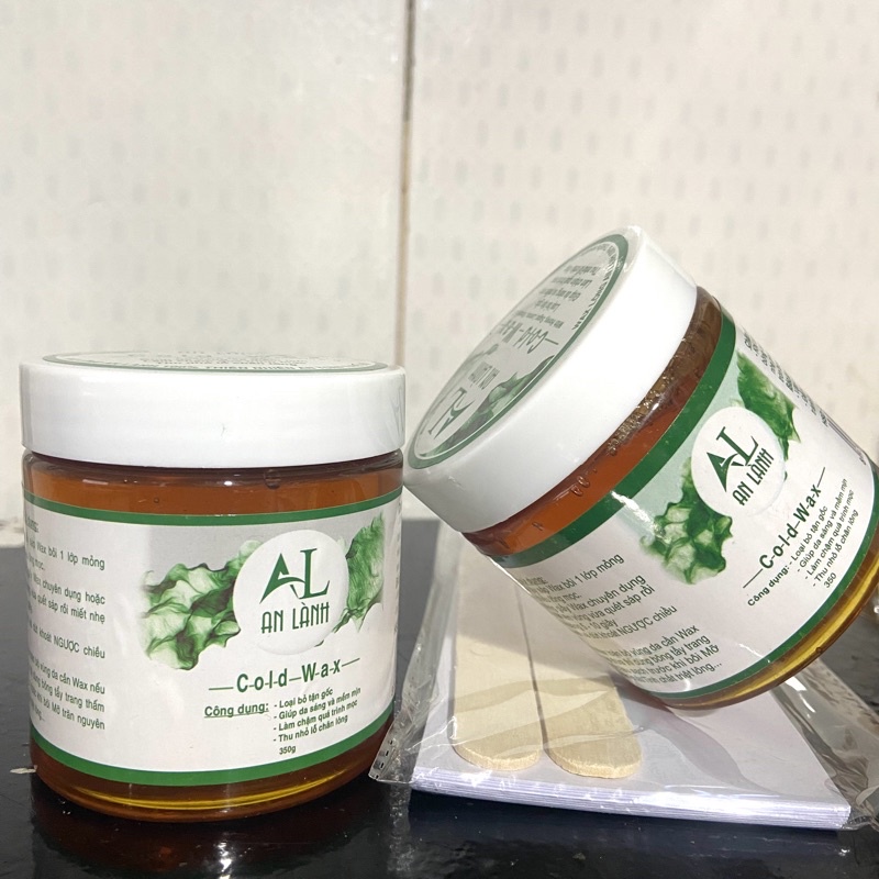 2 Hủ Wax Lông An Lành Không Cần Nấu (Tặng Kèm 2 Sấp Giấy +4 Que Wax)