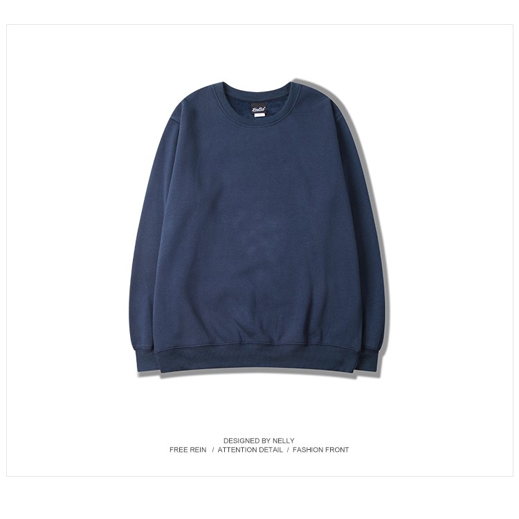 [Mã WASTMAY giảm 15% tối đa 30K đơn 150K] [NY1339] Áo nỉ dài tay cổ tròn Trơn (NELLY) | BigBuy360 - bigbuy360.vn