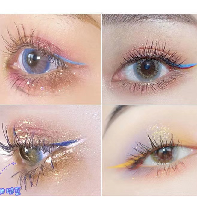 Bút Kẻ Mắt MINSHZEE Màu Sắc Kẹo Ngọt Chống Thấm Nước Chống Nhòe Lâu Trôi