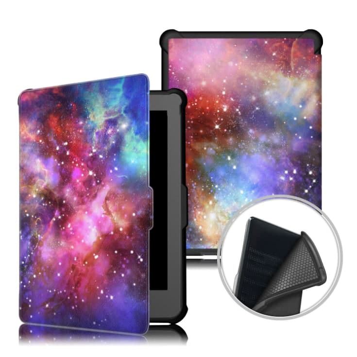 Bao Da Chuyên Dụng Máy Đọc Sách Kobo Clara HD Hoạ Tiết Tháp Eiffel Thiên Hà - Phụ Kiện Xaha