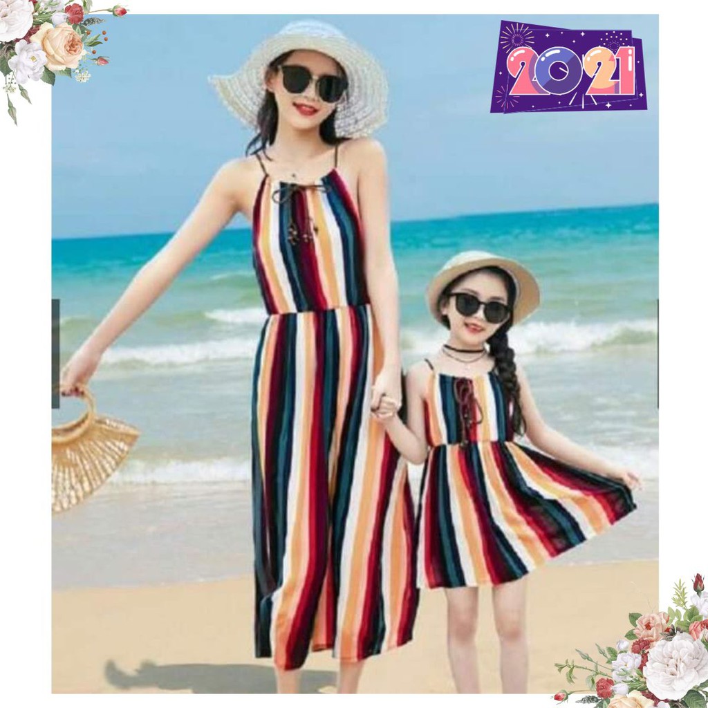 Set Đầm Đôi Cao Cấp Mẹ Và Bé Mẫu mới siêu chất lương