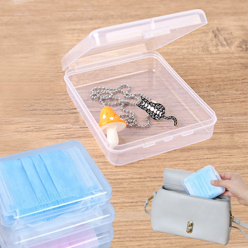 Hộp Đựng Vật Dụng Hình Chữ Nhật Trong Suốt Đa Năng Chất Lượng Cao