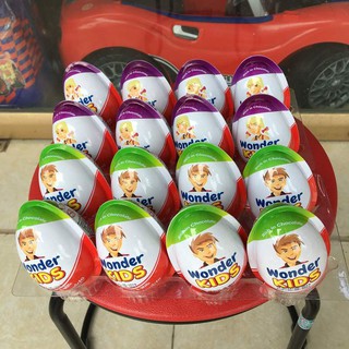 Trứng sô cô la sữa Wonder Kids kèm đồ chơi bên trong 20g - WD20