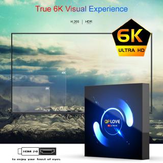 【Cod】Qplove H616 Android 10 Tv Box 4Gb Ram 32Gb/64Gb/128Gb Rom Quad-Core 64Bit Support 6K, 3D, Wifi, 2.4G, Ethernet, Usb, Art, Ota