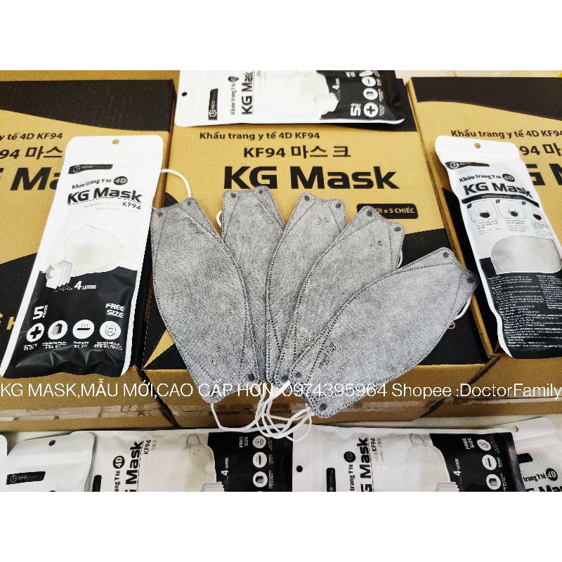 1 Gói 5cái khẩu trang KG MASK KF94,LANDMASK,KJ95,YUKI,HELLO 4D MASK hàng công ty chính hãng | BigBuy360 - bigbuy360.vn
