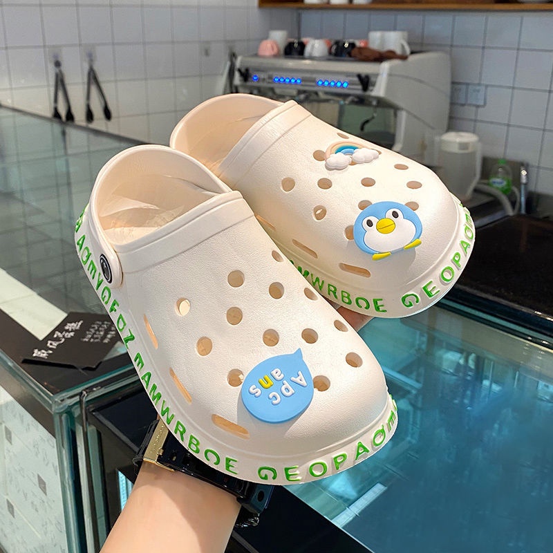 Giày Bốt Đi Biển Đục Lỗ Thoáng Khí Phong Cách Hàn Quốc Lingmeisnow