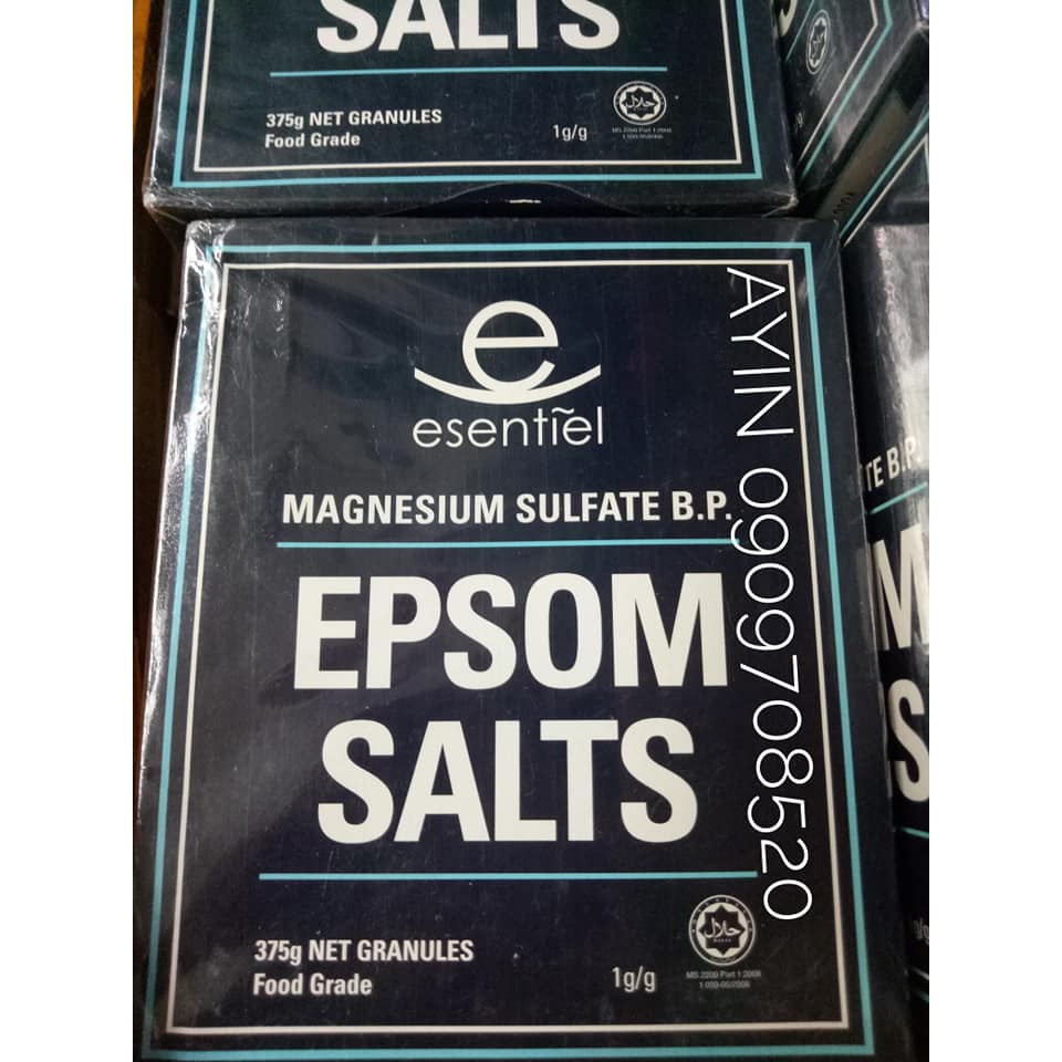 Muối Tắm Epsom Salts 375g ( Tặng kèm mặt nạ mắt nóng )