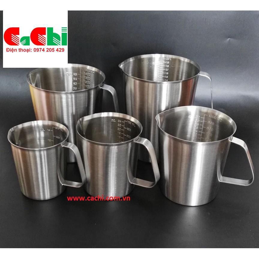 Ca đong Inox 304 Pha Chế Trà Sữa Loại Tốt 2 lít