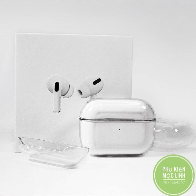 Case airpods pro ( airpod 3 ) 1 2  Vỏ bọc Clear silicon dẻo đựng tai nghe không dây trong suốt siêu đẹp