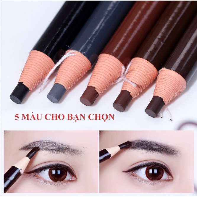 HOT – BÚT CHÌ KẺ LÔNG MÀY KHÔNG THẤM NƯỚC VÀ MỒ HÔI NỘI ĐỊA TRUNG  - Chustore KLM1