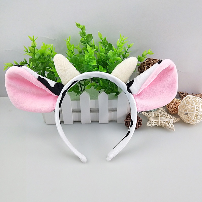 Set 4 Băng Đô Tai Bò Hoạt Hình Ngộ Nghĩnh Cho Bé