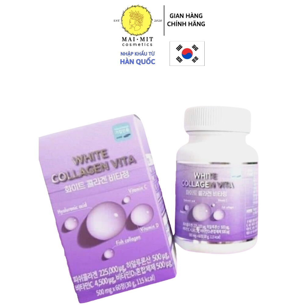 Viên Colagen Trắng Da WHITE COLLAGEN VITA (hộp 60 viên)