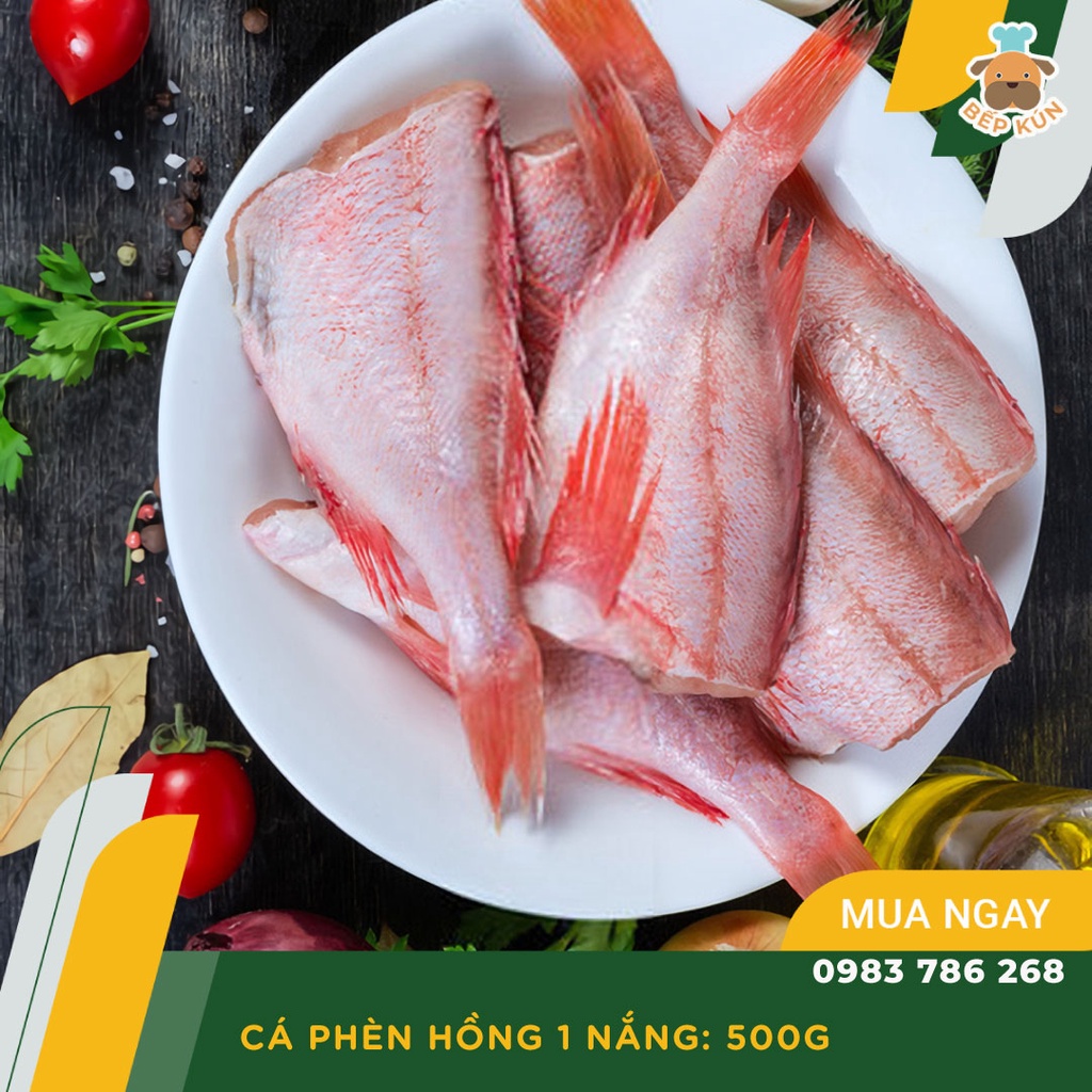 Cá Phèn Hồng 1 Nắng Khay 500gam
