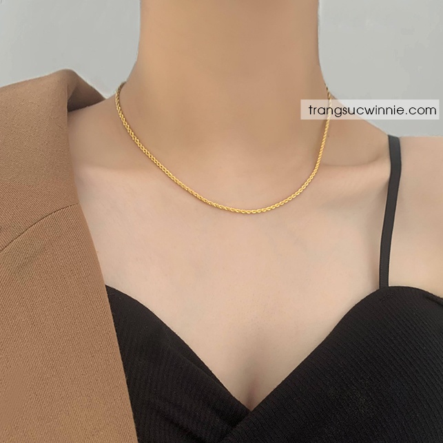 Dây chuyền nữ titan twist mihi