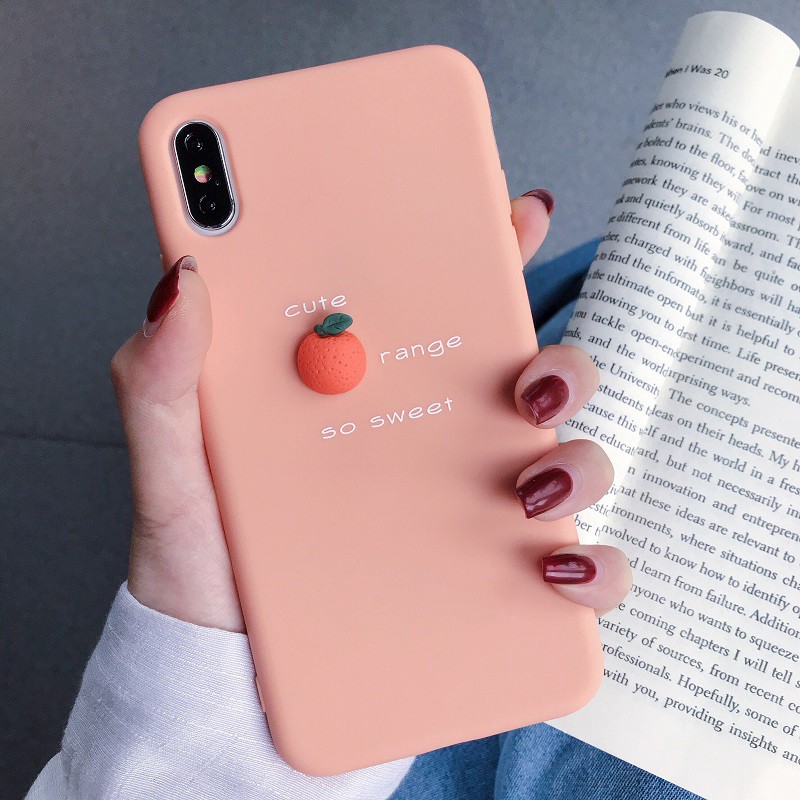 [ FREESHIP TỪ 50K TOÀN QUỐC ] ỐP LƯNG 3D TRÁI CÂY TÍ HON - ỐP IPHONE DẺO | BigBuy360 - bigbuy360.vn