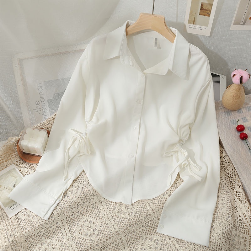 Áo sơ mi BH tay dài dáng rộng phong cách thời trang Hàn Quốc