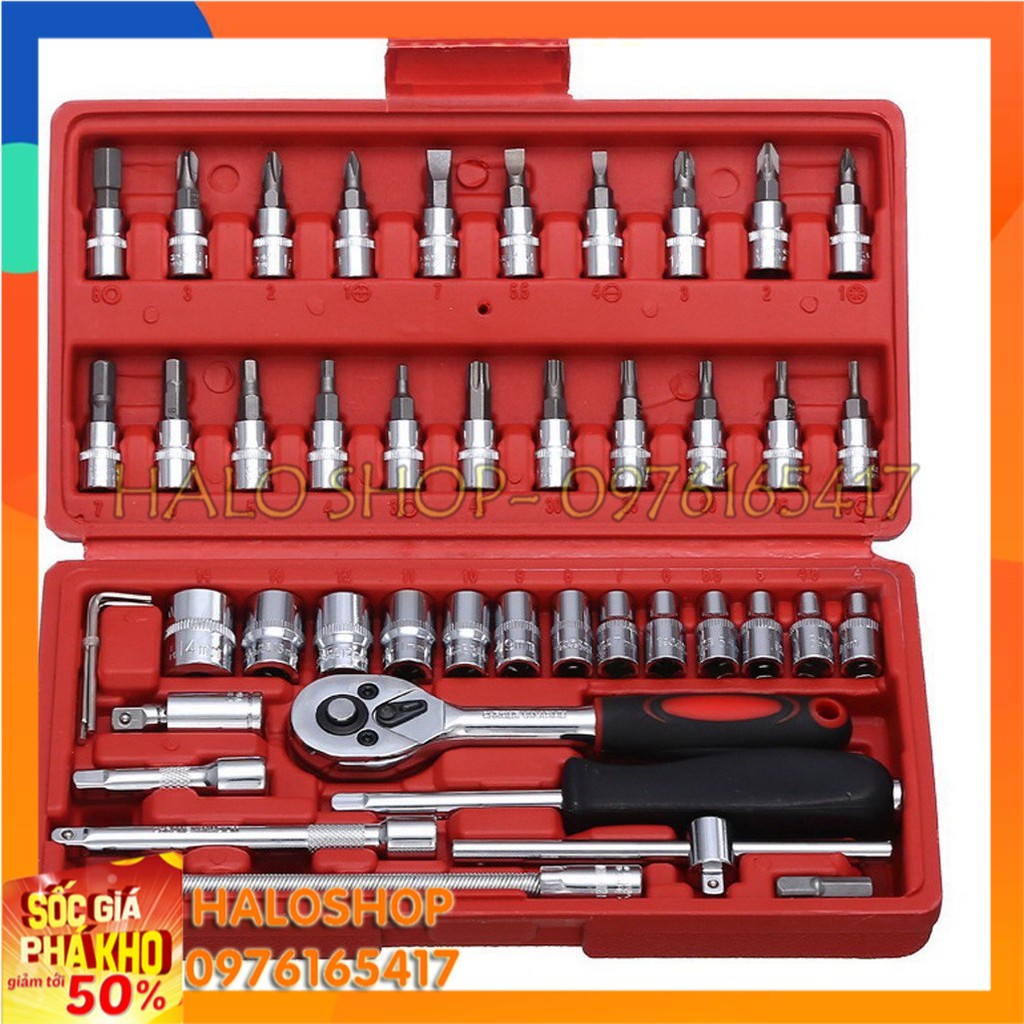 Bộ Dụng Cụ Mở Ốc Vít 46 Chi Tiết