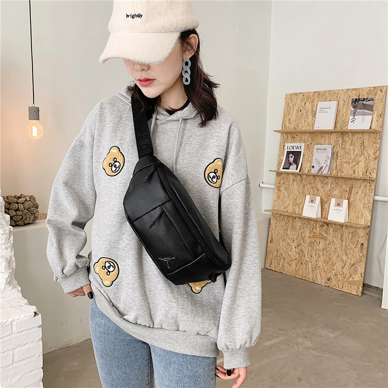 Goods In Stock AIR Pu Belt Bag Sports One-shoulder Diagonal Bag Men And Women Fitness Running Cell Phone Chest Bag