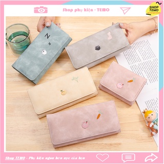 Ví nữ dáng dài nhiều ngăn cầm tay đẹp hợp thời trang nhiều ngăn đựng tiền - TEMO81 || TM2
