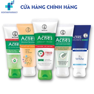 Sữa rửa mặt Acnes ngừa mụn, kiểm soát nhờn, trắng da, dưỡng ẩm, sáng da 100g