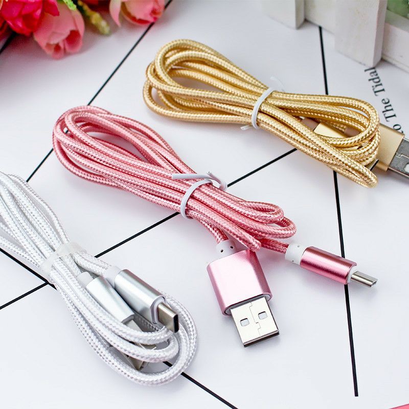 3 Mét Cáp Sạc Iphone MicroUSB Bọc Dù Siêu Chắc Hàng Công Ty