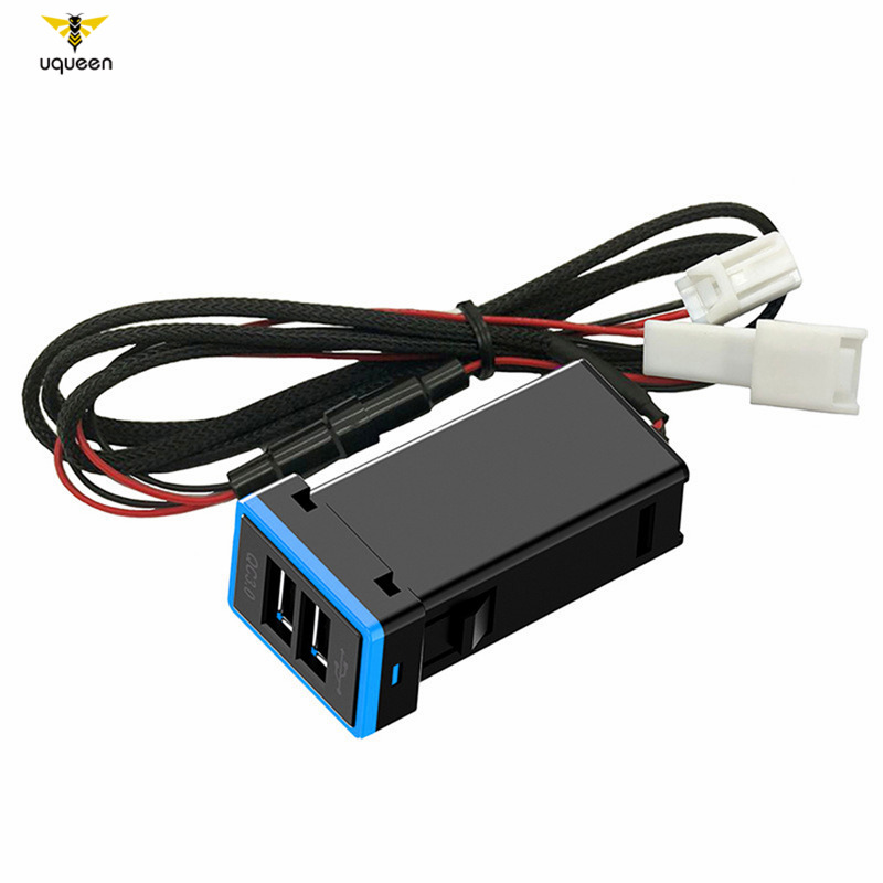 Tẩu sạc nhanh cổng Usb Uq Qc3.0 cho xe hơi Toyota