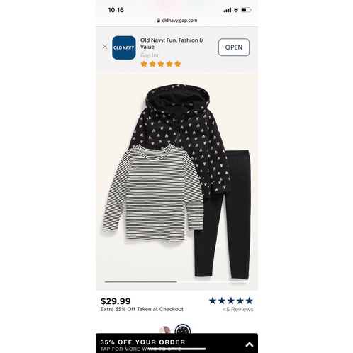 Áo khoác mỏng oldnavy xuất dư  cho bé 2-5 tuổi