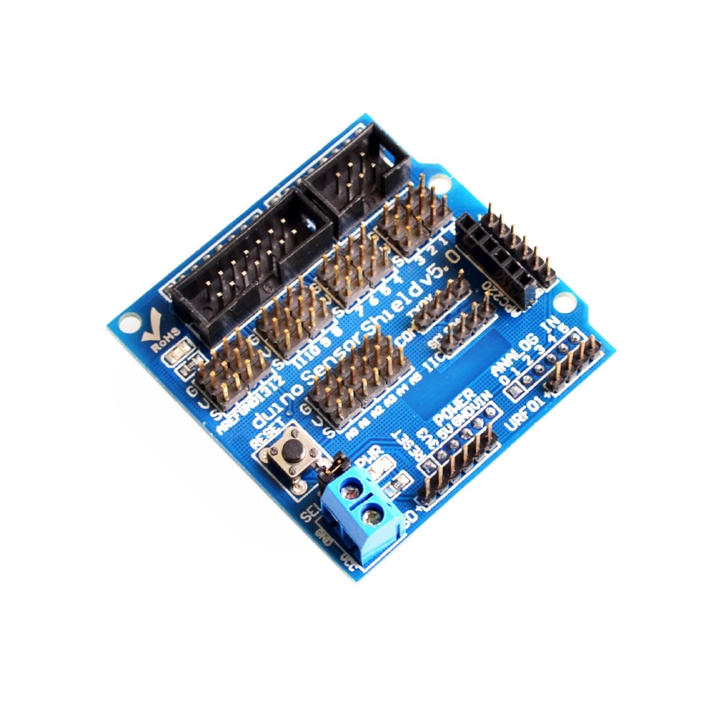 Free shipping Sensor Shield V5.0 sensor expansion board UNO MEGA R3 V5 for Arduino electronic building blocks of robot parts