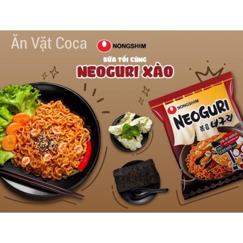 MÌ XÀO KHÔ HẢI SẢN CAY NEOGURI NONGSHIM 137g