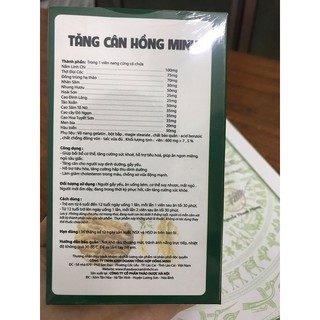 Tăng cân Hồng Minh      [HÀNG CHÍNH HÃNG]