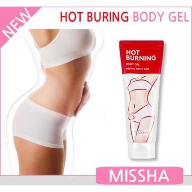 KEM TAN MỠ BỤNG MISSHA HOT BURNING BODY GEL 200ML MẪU MỚI