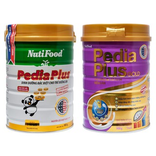 Sữa bột Pedia Plus Xanh,Gold 900g