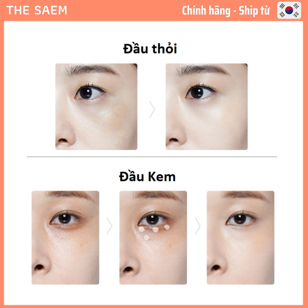 [The Saem] Thanh che khuyết điểm chuyên nghiệp 2 trong 1, màu 02 Beige đậm - Cover Perfection Ideal Concealer Duo 02 Rich Beige | BigBuy360 - bigbuy360.vn