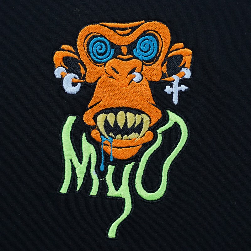 Áo Thun Nam Đẹp MYO Vải Cotton Thêu E-Monkey