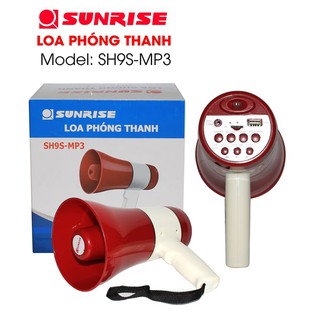 Loa Phóng Thanh,sạc,ghi âm SUNRISE ( SH9S-MP3 )