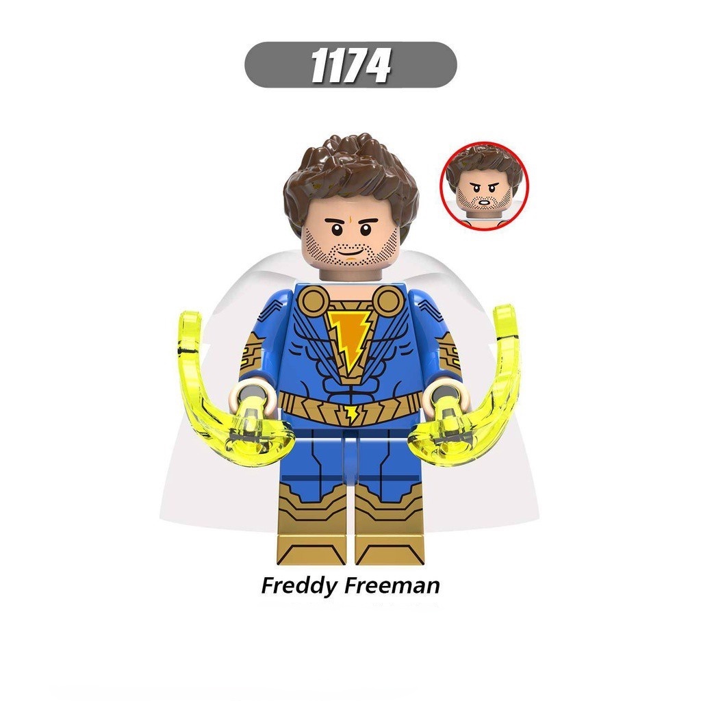 Mô Hình lego Nhân Vật shazam darla dudley ferddyfreeman doctor sivana black adam mary marvel