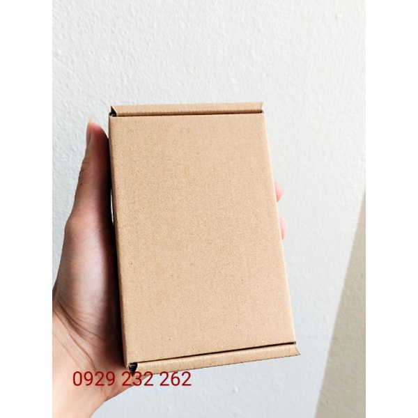 Hộp carton nắp gài 12,5 x 8,5 x 3 cm