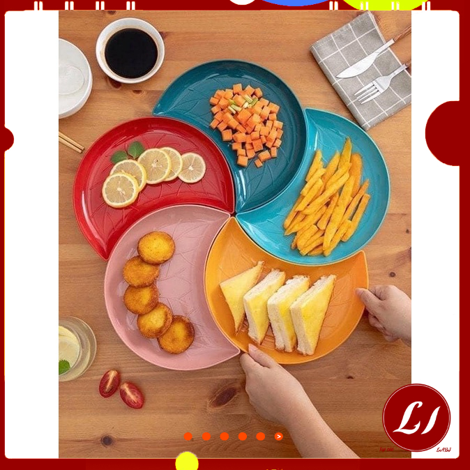 Sét 5 ĐĨA BÁN NGUYỆT Siêu tiện lợi trong gia đình (Size 22.5cm)