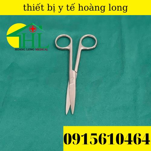 [Hàng Chính Hãng Parkistan] Kéo Y Tế Thẳng Nhọn 14cm- Kéo Cắt Chỉ