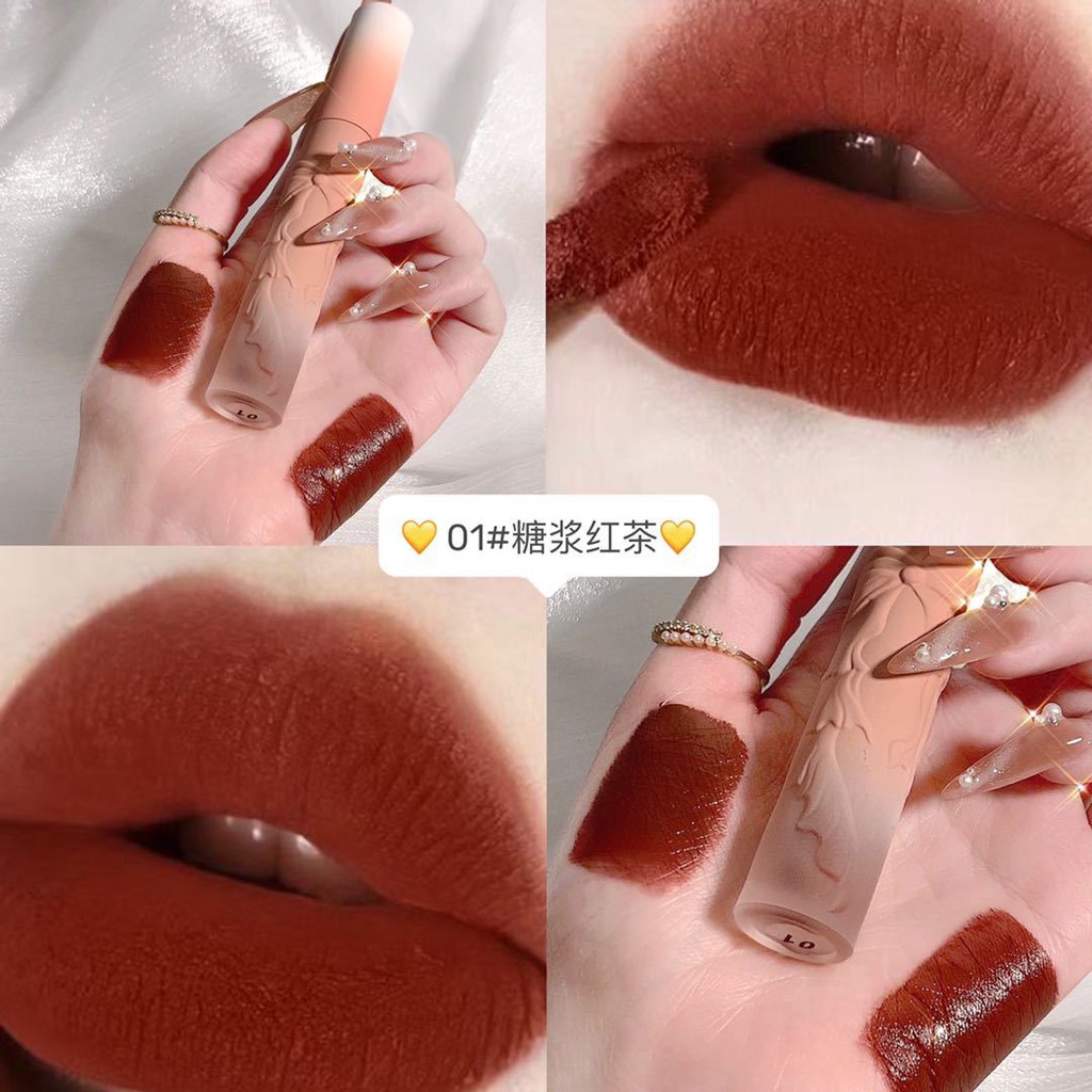 Set 3 Son Kem Lì Mịn Môi Von Gee Pink Nơ Khắc Nổi Siêu Xinh | BigBuy360 - bigbuy360.vn