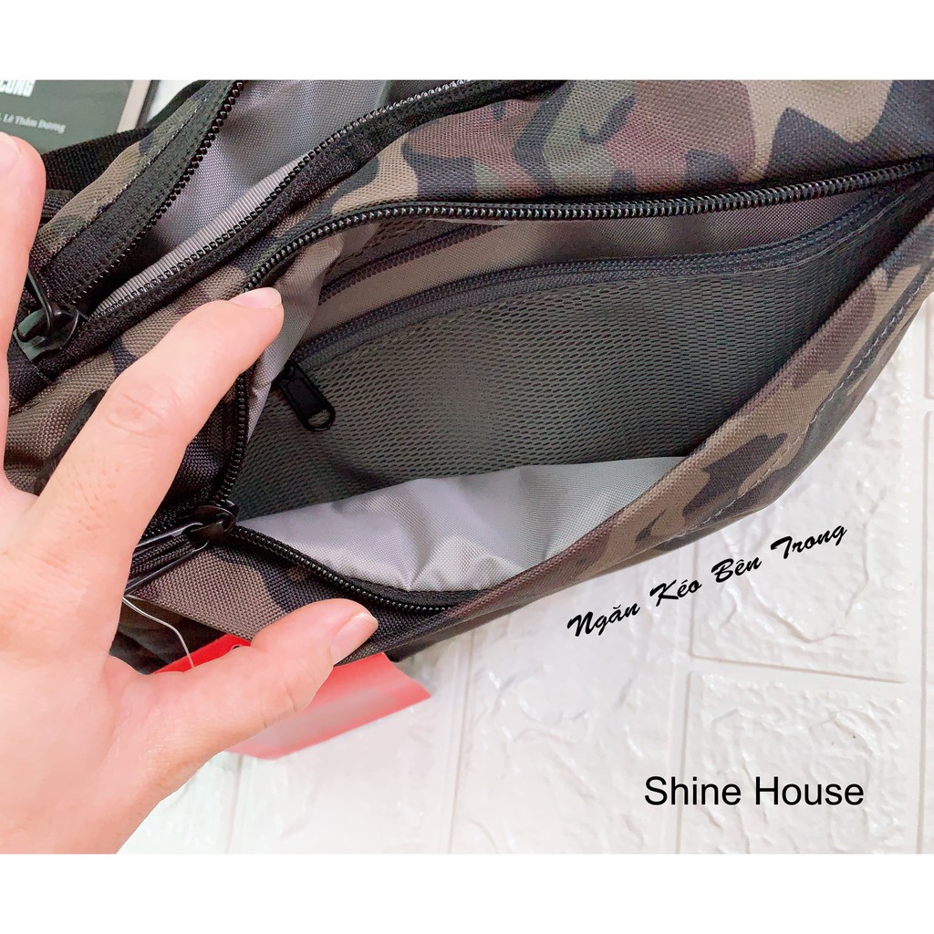 [New Arrived] Túi Đeo Chéo Bao Tử Thể Thao Hàn Quốc Vải Dù Giá Rẻ Tiện Dụng - Shine House