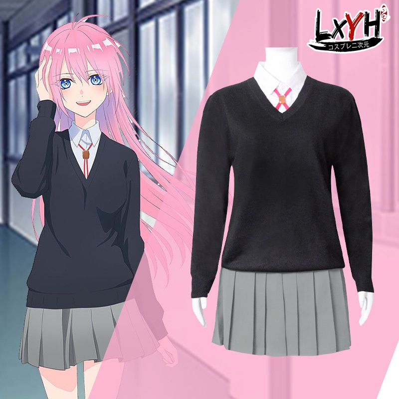 Anime Shikimori's Not Just a Cutie Shikimori Izumi Neko Hachimitsu Yui Trang phục cosplay Đồng phục học sinh Đồng phục Nhật Bản JK Phù hợp với trang phục Halloween