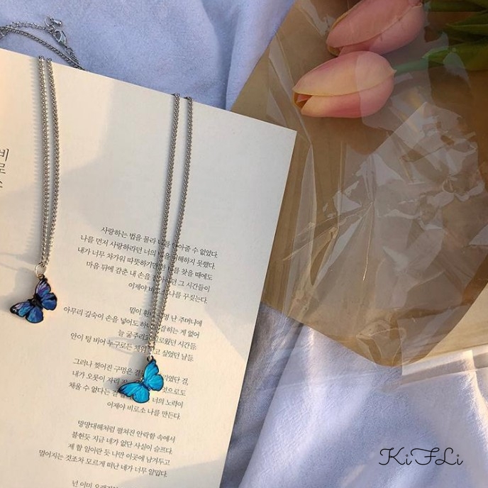 Vòng Tay Hợp Kim Hình Bướm Đính Đá Xinh Xắn