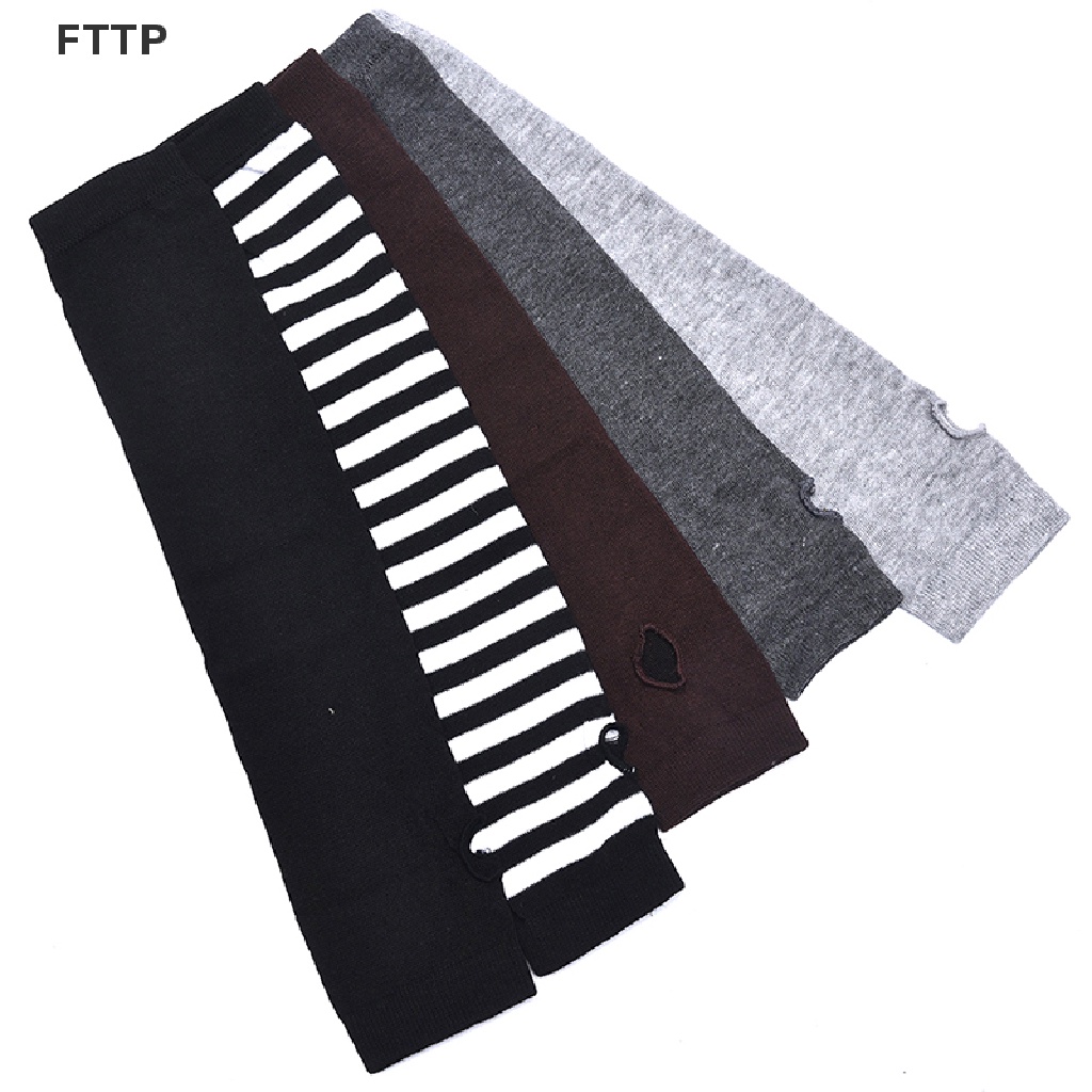 [FTTP] Găng Tay Dài Hở Ngón Giữ Ấm Co Giãn Thời Trang Bán Chạy Cho Nữ