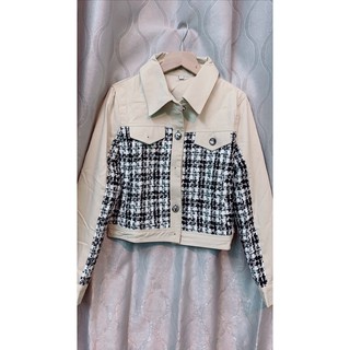 sơ mi kaki phối dạ