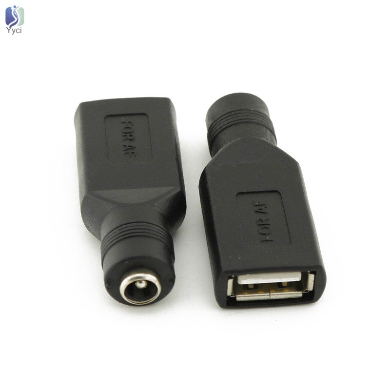 Đầu chuyển đổi lỗ cắm USB sang lỗ cắm 5.5x2.1mm tiện dụng