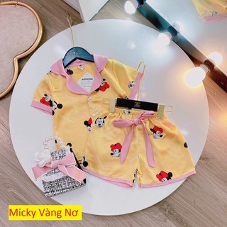 PIZAMA LỤA CAO CẤP SIZE ĐẠI LỚN CHO BÉ
