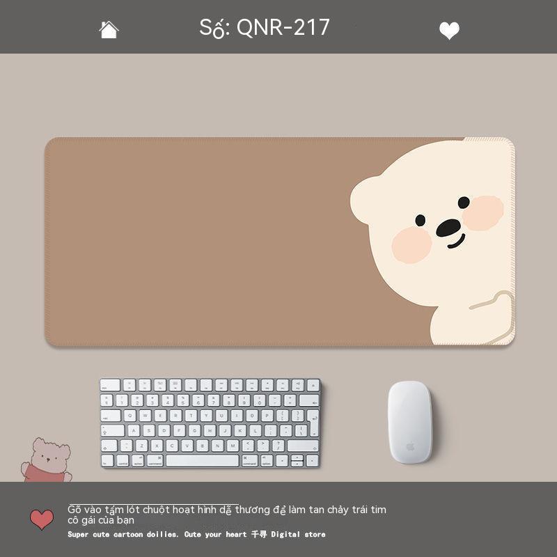 Miếng Lót Chuột / Bàn Phím Máy Tính Hình Gấu Dễ Thương