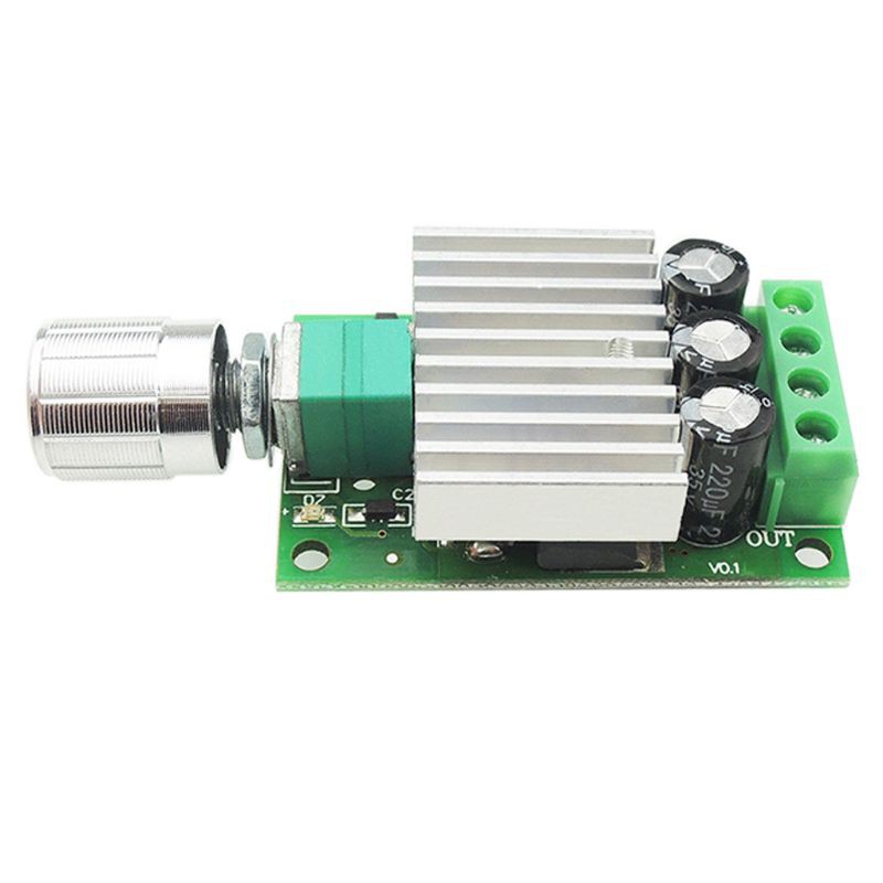 Bộ Điều Khiển Tốc Độ Động Cơ Wer DC 12V 24V 10A Pwm Chuyên Dụng